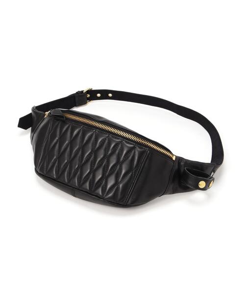 Schott x HTC ボディバッグ・ウエストポーチ ブラック Schott N.Y.C（ショット） ウエストポーチ Schott/ショット/PADDED