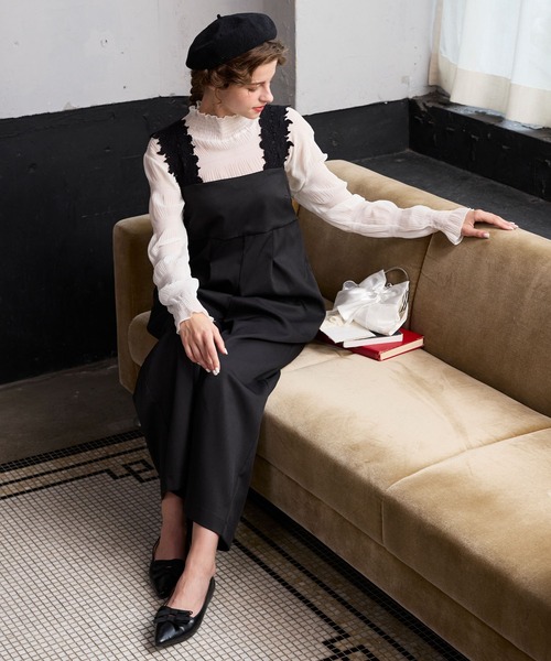 BONLECILL noir オールインワン 「BONLECILL noir」レースショルダー