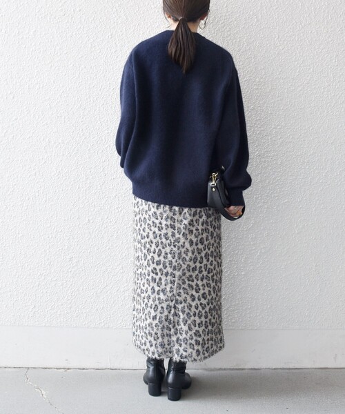 SHIPS any セーター ニット any: LOUNGE FOX シャギー セミモック