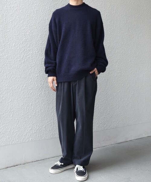 SHIPS any セーター ニット any: LOUNGE FOX シャギー セミモック