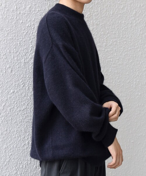 SHIPS any セーター ニット any: LOUNGE FOX シャギー セミモック