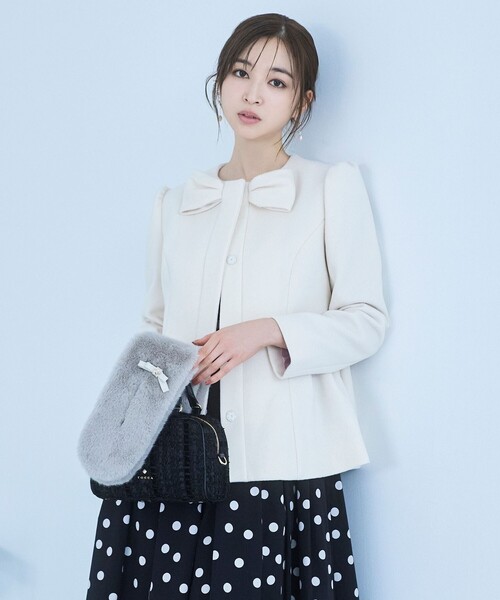 TOCCA（トッカ） ノーカラーコート コート IN ROMANCE SHORT ショート