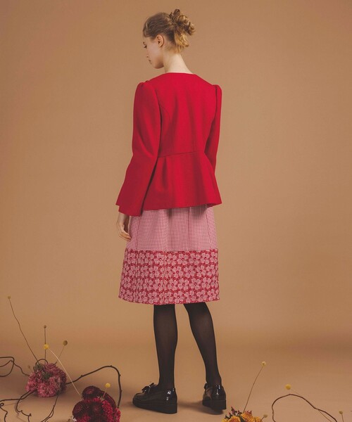 TOCCA（トッカ） ノーカラーコート コート IN ROMANCE SHORT ショート