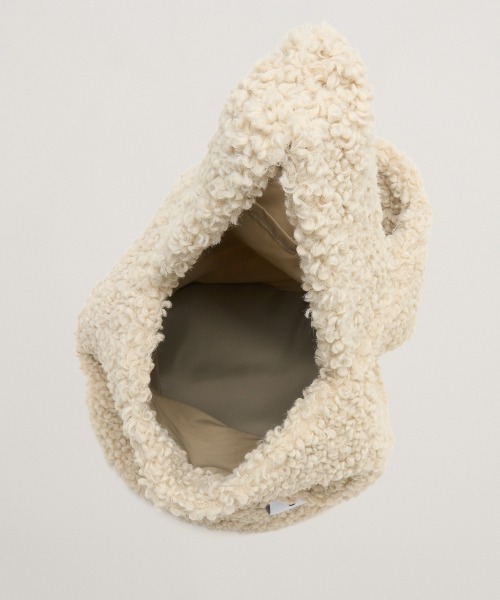 three dots（スリー ドッツ） ハンドバッグ 「フィフィ」プードルボア