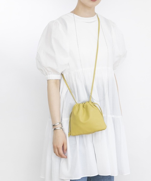 「UR Lab.」 半袖ワンピース FREE ブラウン レディース_画像3