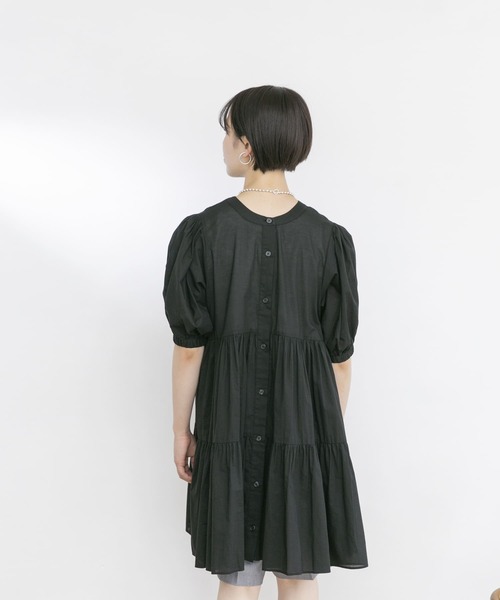 「UR Lab.」 半袖ワンピース FREE ブラウン レディース_画像9