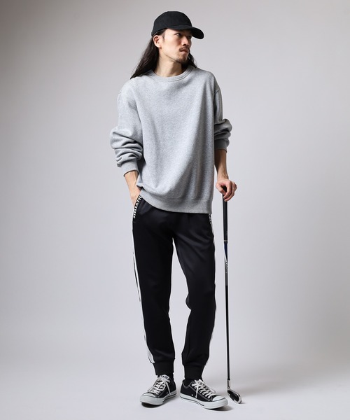 STELLA77GOLF パンツ 蛍光カラーゴルフジョガーパンツ/ラインパンツ