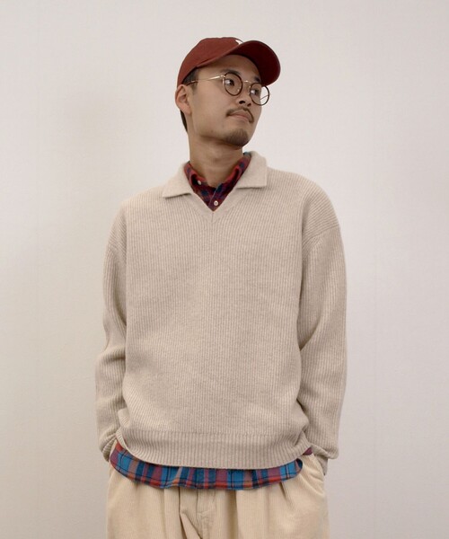 J.PRESS YORK STREET セーター ニット 「UNISEX」ウールカシミヤ