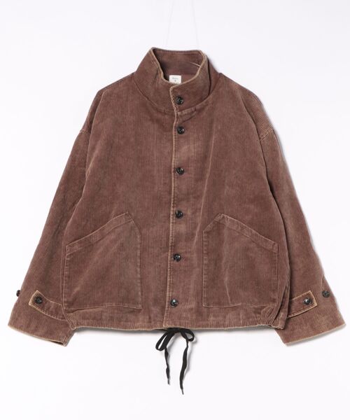 Revo. ブルゾン アウター ケミカルウォッシュ加工 コーデュロイ