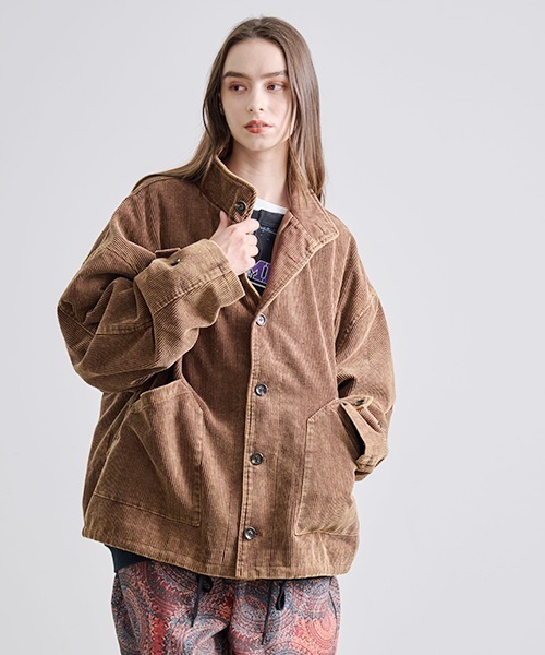 メンズ バイオウォッシュ コーデュロイ ブルゾン NAUTICA（ノーティカ） ブルゾン アウター 中綿 ストーンバイオ加工