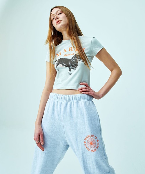 「Mardi Mercredi」 半袖Tシャツ FREE ベージュ系その他 レディース_画像4