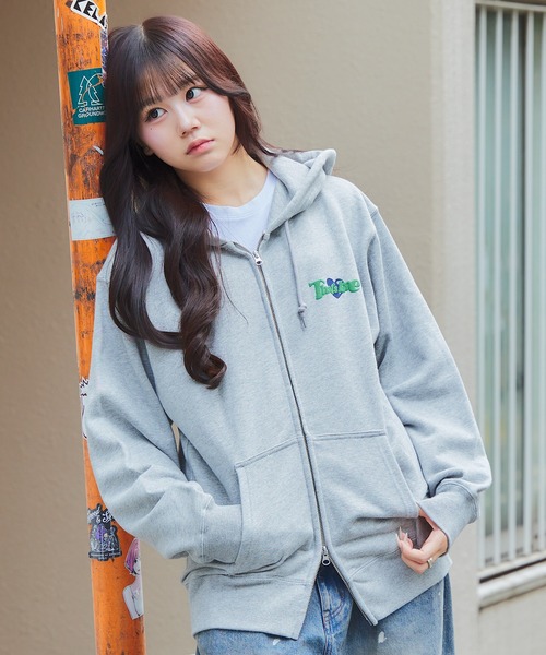 氣志團ちゃん HOODIE 「BOY'S COLOR」 パーカー Lサイズ That's life パーカー HEAVY WEIGHT 12.7oz ”POSTER BOY” LOGO ZIP
