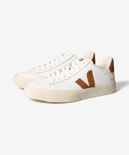 VEJA CAMPO ヴェジャ カンポ ゴールド/ホワイト スニーカー 38 VEJA（ヴェジャ） (正規販売店) スニーカー CAMPO カンポ レディース