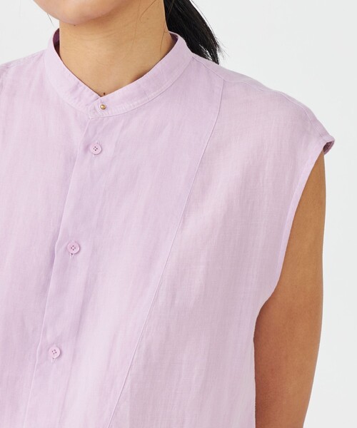 「MACPHEE」 シャツワンピース 36 ラベンダー レディース_画像5