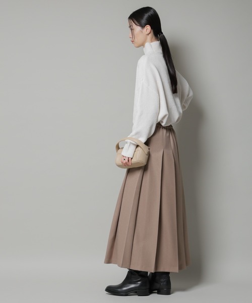 nano･universe  ロングスカート NANO universe（ナノ・ユニバース） スカート ワイドプリーツロング