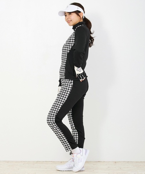 デサントゴルフ ワンピース レギンス パンツ セットアップ S TopIsm（トップイズム） ゴルフ ゴルフウェア ダウン上下セットアップ