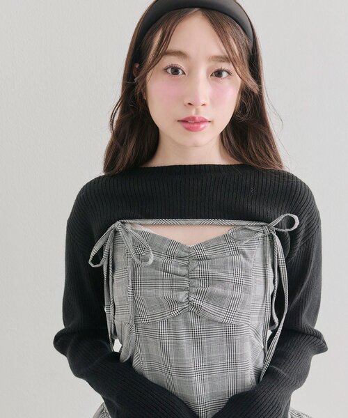 OLIVE des OLIVE（オリーブデオリーブ） ワンピース ニットセットミニ