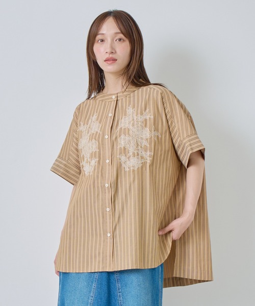 KELEN 刺繍カラーブラウス Kelen（ケレン） ブラウス シャツ 「KELEN / ケレン」フラワーレース