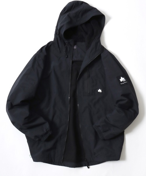 「LOGOS」 マウンテンパーカー M ブラック メンズ_画像9