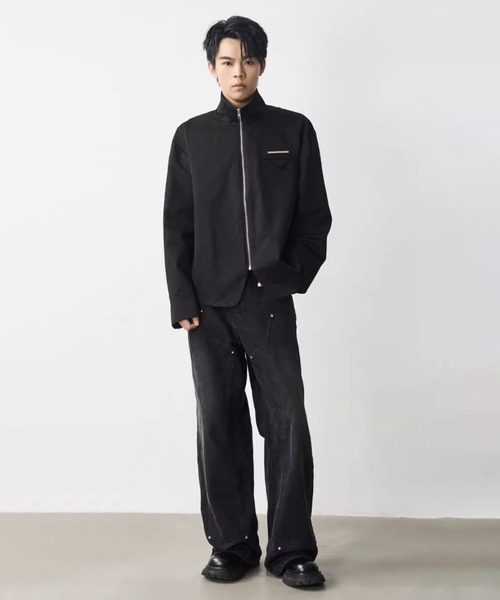 「HARSH AND CRUEL」 ブルゾン L ブラック メンズ_画像7