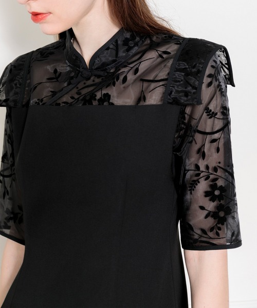 「Leja」 半袖ワンピース MEDIUM グリーン レディース_8