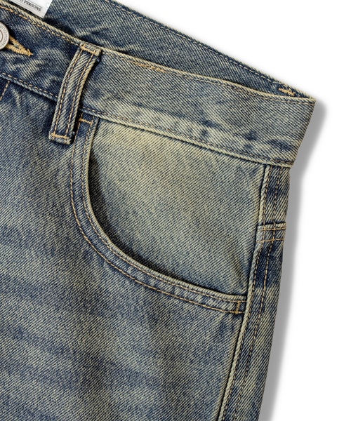 「JACKROSE」 デニムパンツ L インディゴブルー メンズ_画像4