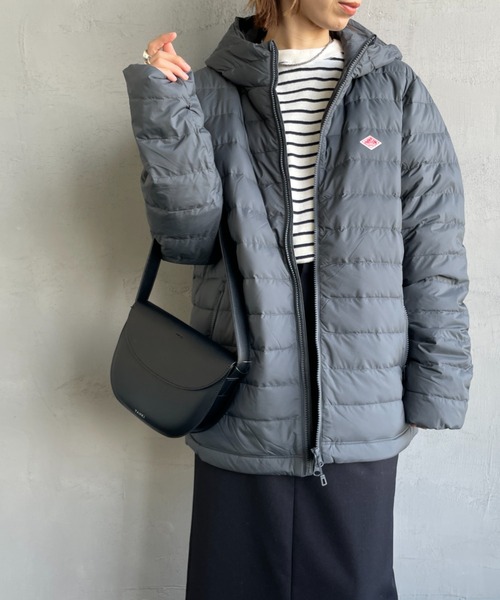Danton（ダントン） ダウンジャケット S グレー レディース : ZOZOTOWN