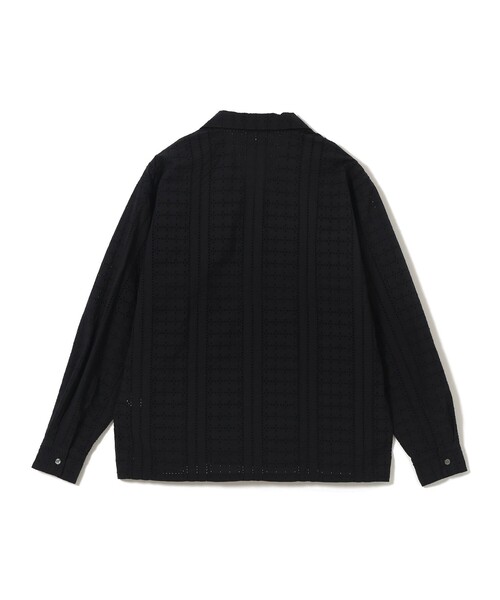 BEAMS（ビームス） シャツ レース オープンカラーシャツ「リラックス