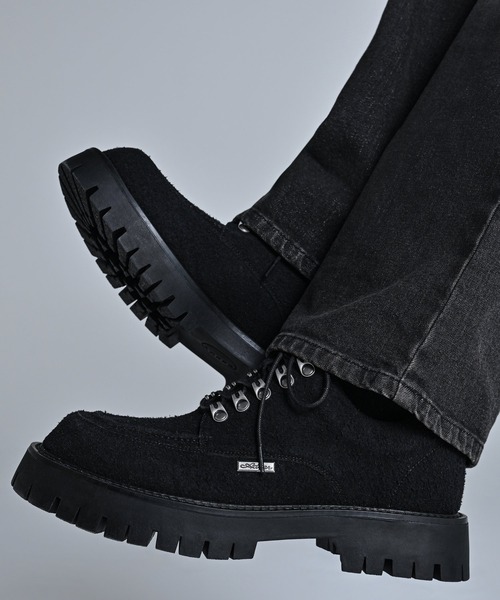 ADRER（アドラー） ブーツ High Sole brushed Lace-Up Shoes