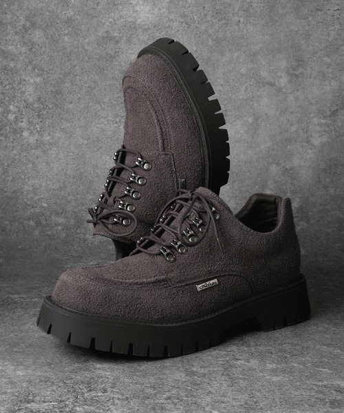 ADRER（アドラー） ブーツ High Sole brushed Lace-Up Shoes