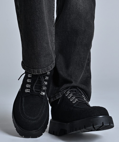 ADRER ハイソール ブラッシュドレースアップ シューズ High Sole brushed Lace-Up Shoes / ハイソール ブラッシュドレース