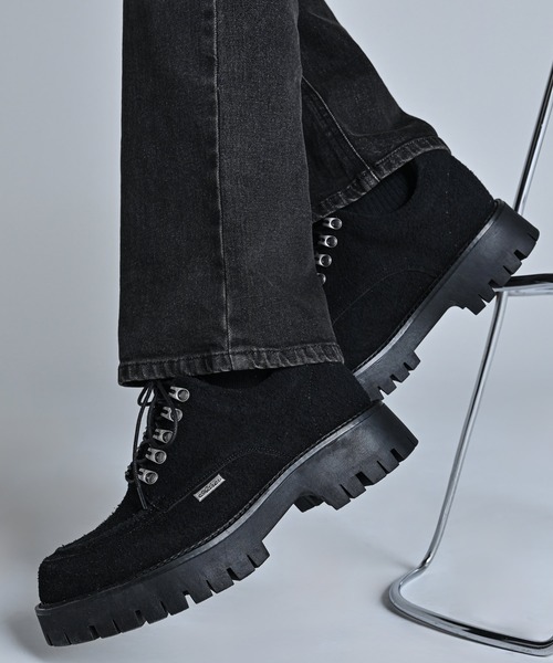 ADRER（アドラー） ブーツ High Sole brushed Lace-Up Shoes