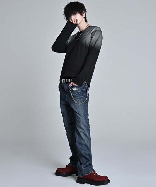 ADRER（アドラー） ブーツ High Sole brushed Lace-Up Shoes