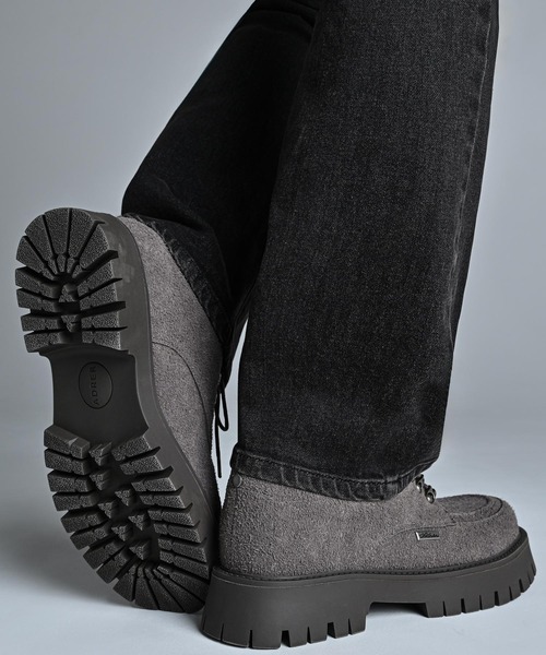 ADRER（アドラー） ブーツ High Sole brushed Lace-Up Shoes