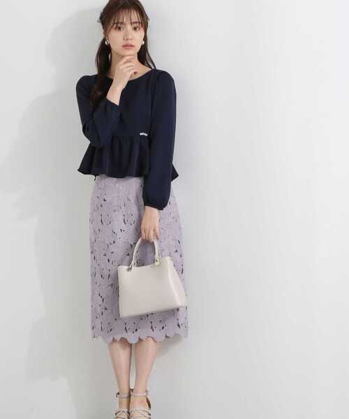 「PROPORTION BODY DRESSING」 タイトスカート MEDIUM グレー レディース_画像5