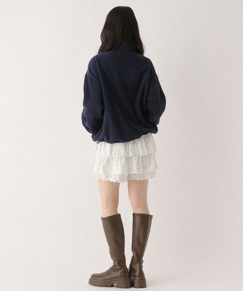Heather（ヘザー） トレーナー スウェット ハーフZIPフリースプル