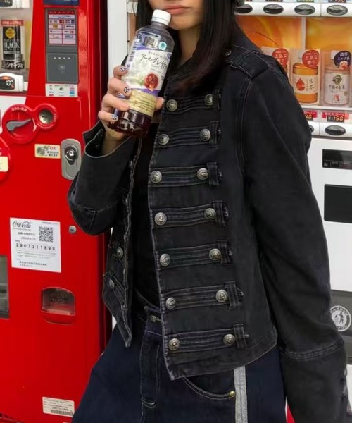 Lis ardent デニムジャケット gジャン ナポレオンジャケット