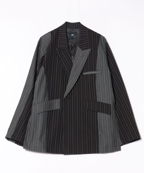 「HARE」 テーラードジャケット MEDIUM ブラック系その他 メンズの画像