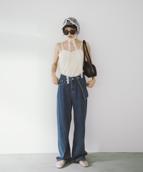 「duei」 デニムパンツ FREE ブルー レディース_画像3