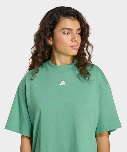 adidas（アディダス） adidas tシャツ 半袖 W 3STRIPES STUDIO LOOSE T