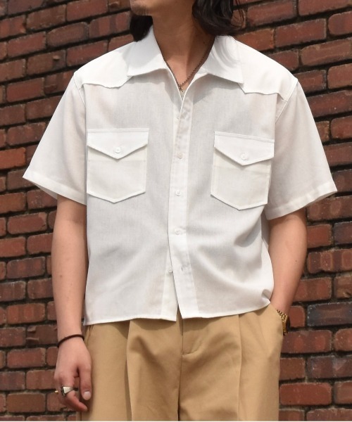 Noen（ノエン） シャツ 半袖 オールドランチウエスタンシャツ メンズ