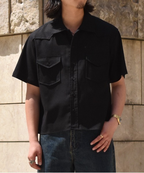 Noen（ノエン） シャツ 半袖 オールドランチウエスタンシャツ メンズ