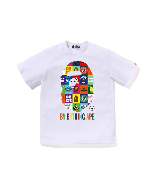 A BATHING APE（アベイシングエイプ） tシャツ BABY MILO PATCHWORK BY