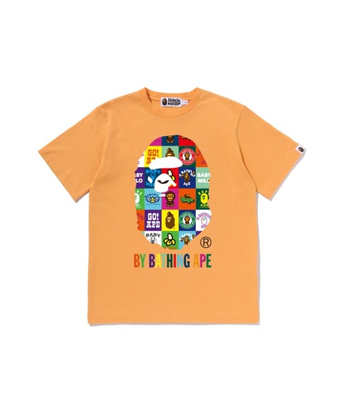 A BATHING APE（アベイシングエイプ） tシャツ BABY MILO PATCHWORK BY