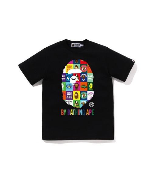 A BATHING APE（アベイシングエイプ） tシャツ BABY MILO PATCHWORK BY