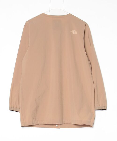 「THE NORTH FACE」 ノーカラージャケット M ベージュ レディースの画像