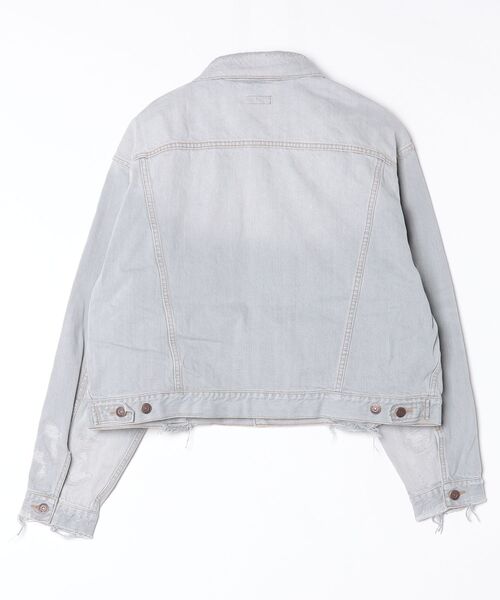 「BEAMS」 デニムジャケット M グレー メンズの画像
