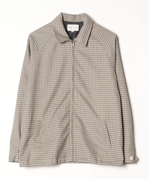 EMMA CLOTHES（エマクローズ） チェック柄ブルゾン M ブラウン メンズ 
