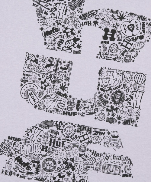 「HUF」 半袖Tシャツ L ブラック メンズ_画像6