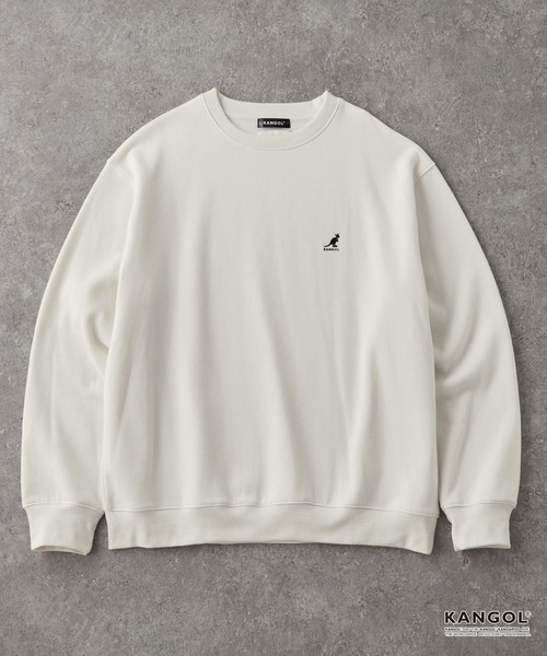「KANGOL」 スウェットカットソー X-LARGE グレイッシュベージュ メンズ_画像6